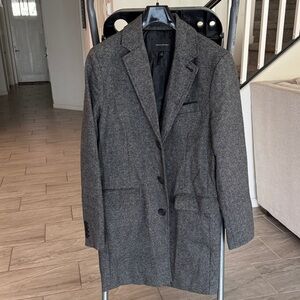 Banana Republic Charcoal Trench Coat